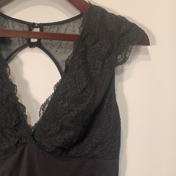Lacey black lingerie bodysuit. Perfect for a night out! - Picture 2 of 4